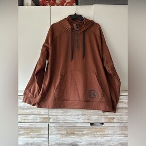 🤎 Noble Outfitters Brown Performance Hoodie XL